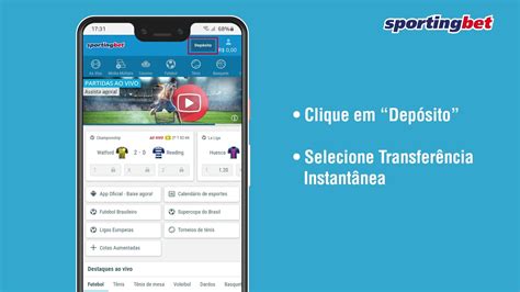 Veja como depositar por transferência instantânea na sportingbet